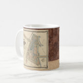 World's Fair Chicago Souvenir Map, Coffee Mok 1893 (Voorkant links)