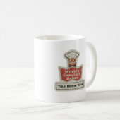 World's Greatest Baker Retro Cartoon Custom Mug (Devant droit)