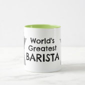 World's Greatest Barista Moka Pot Coffee Mug (Centre)