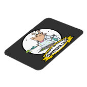 WORLDS GREATEST CAFETERIA LADY CARTOON MAGNEET (Linkerzijde)