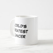"World's Greatest Cancer" Mug (Devant gauche)