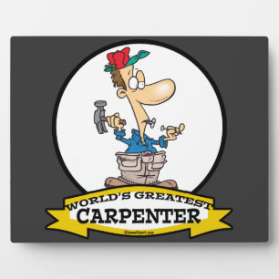 WORLDS GREATEST CARPENTER MANNEN CARTOON FOTOPLAAT