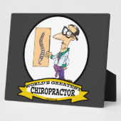 WORLDS GREATEST CHIROPRACTOR MANNEN CARTOON FOTOPLAAT (Zijkant)