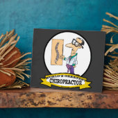 WORLDS GREATEST CHIROPRACTOR MANNEN CARTOON FOTOPLAAT (Zijkant)