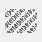 World's Greatest Court Reporter Fleece Deken (Voorkant (Horizontaal))