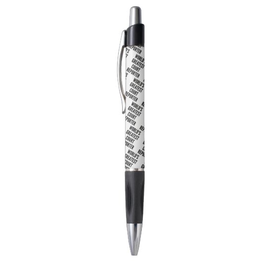 World's Greatest Court Reporter Pen (Top (Verticaal))