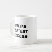 "World's Greatest Goddess" Mug (Devant gauche)