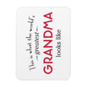 World's Greatest Grandma Magneet (Verticaal)