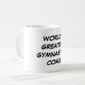'World's Greatest Gymnastics Coach'-Mok Koffiemok (Voorkant links)