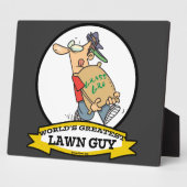WORLDS GREATEST LAWN GUY MANNEN CARTOON FOTOPLAAT (Zijkant)