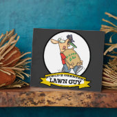 WORLDS GREATEST LAWN GUY MANNEN CARTOON FOTOPLAAT (Zijkant)