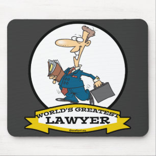 WORLDS GREATEST LAWYER II MANNEN CARTOON MUISMAT