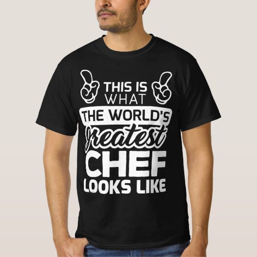 worlds greatest le meilleur chef du t-shirt (Devant)