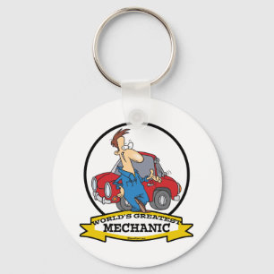 WORLDS GREATEST MECHANIC II-CARTOON SLEUTELHANGER