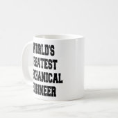 Worlds Greatest Mechanical Engineer Koffiemok (Voorkant links)