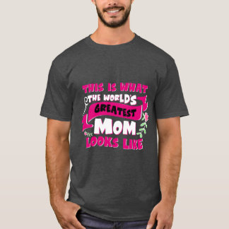 Worlds Greatest Mom Moederdag Coolest Mom Grappig T-shirt