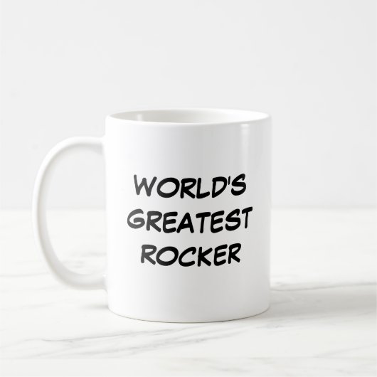"World's Greatest Rocker" Mug (Gauche)