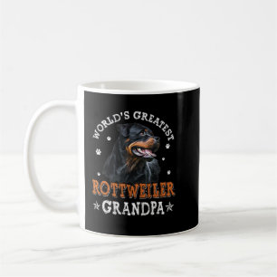 World's Greatest Rottweiler Grandpa Funny Rottie P Koffiemok