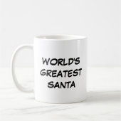 "World's Greatest Santa" Mug (Gauche)