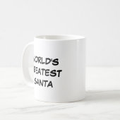 "World's Greatest Santa" Mug Koffiemok (Voorkant links)