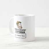 World's Greatest Scotsman Personalized Mug Koffiemok (Voorkant links)