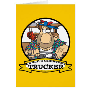 WORLDS GREATEST TRUCKER MANNEN CARTOON