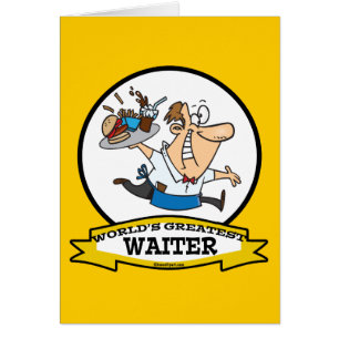 WORLDS GREATEST WAITER II MANNEN CARTOON
