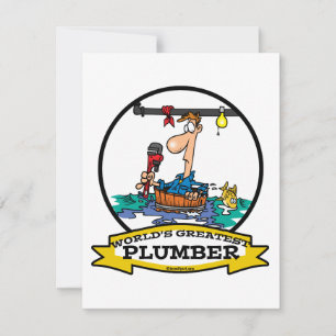 WORLDS GROATEST PLUMBER IV MANNEN CARTOON