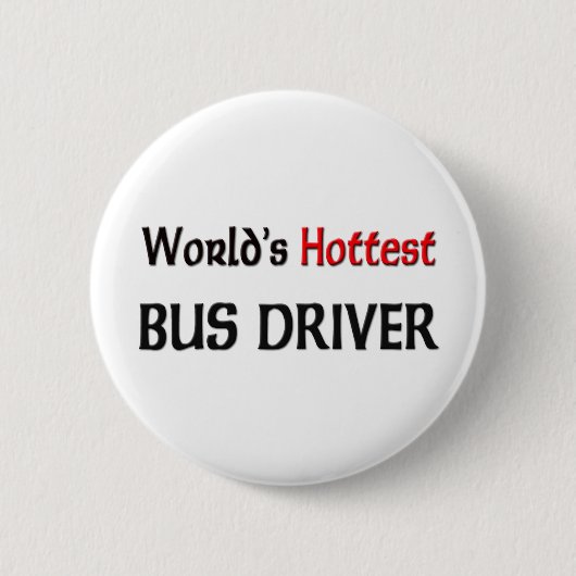 Worlds Hottest-busstuurprogramma Ronde Button 5,7 Cm (Voorkant)