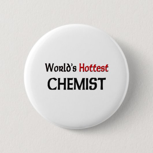 Worlds Hottest Chemist Ronde Button 5,7 Cm (Voorkant)