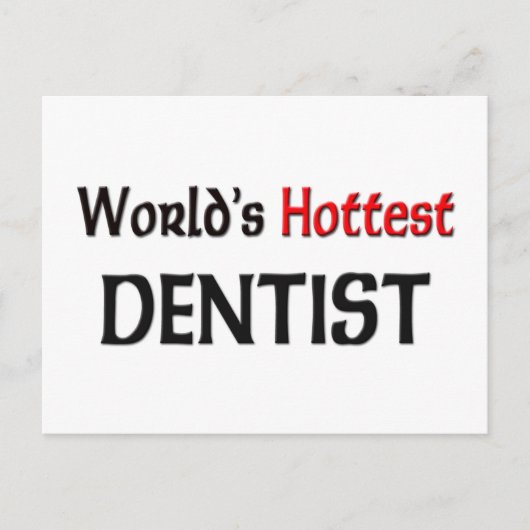 Worlds Hottest Dentist Briefkaart (Voorkant)