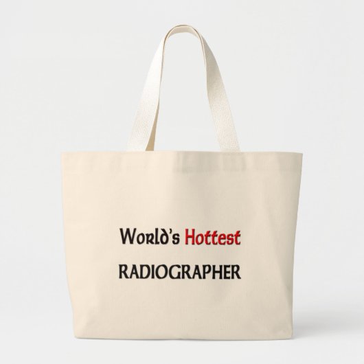 Worlds Hottest Radiographer Grote Tote Bag (Voorkant)