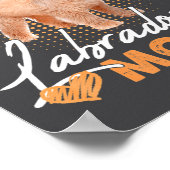 Worlds Labradoodle Mom Dog Funny Poster (Hoek)