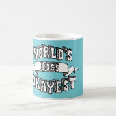 World's Okayest Boss Funny Text Mok (Center)