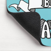 World's Okayest Boss Funny Text Mousepad Muismat (Hoek)