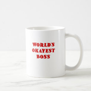 Worlds Okayest Boss Koffiemok