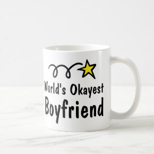 World's Okayest Boyvriend Coffee Mok Gift