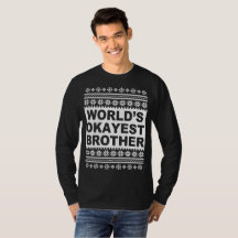 Worlds Okayest Brother Lelijke Kersttrui