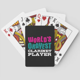 World's Okayest Clarinet Player Pokerkaarten