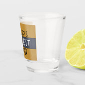 World's Okayest Dad Funny Shot Glas (Rechts)