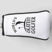 World's Okayest Golfer Golfheadcover (Voorkant)