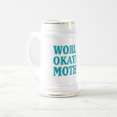 World's Okayest Moeder Bierpul (Voorkant links)