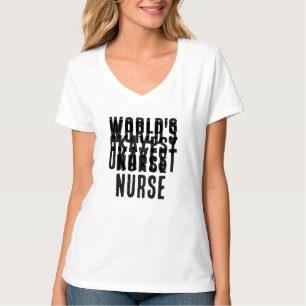 World's Okayest Nurse Gift T-shirt