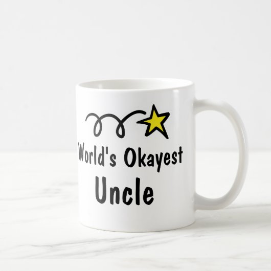 World's Okayest oom Coffee Mok Gift (Rechts)