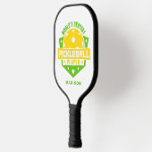 World's Okayest Pickleball Player Funny Name Pickleball Paddle (Links)