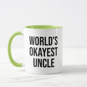 Worlds Okayest Uncle Funny Sarcastic Mok