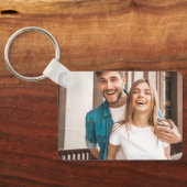 World's Okayest Vriendin Funny Gold Quote Custom Sleutelhanger (Achterkant)