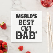 Worlds s Best Cat Dad Servet (Insitu)