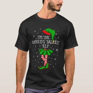 World's Tallest Elf Christmas Family Group Women G T-shirt