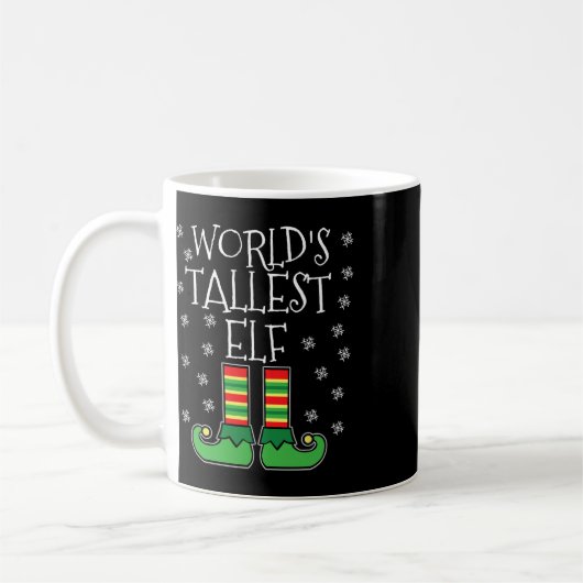 World's Tallest Elf Matching Family Group Christma Koffiemok (Links)